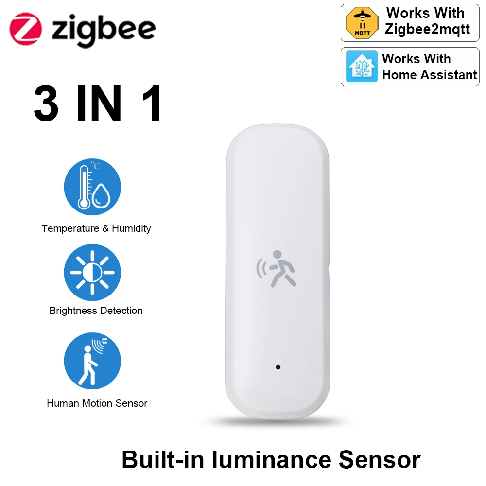 Home Assistant Tuya - Inteligentny czujnik ruchu ZigBee PIR z