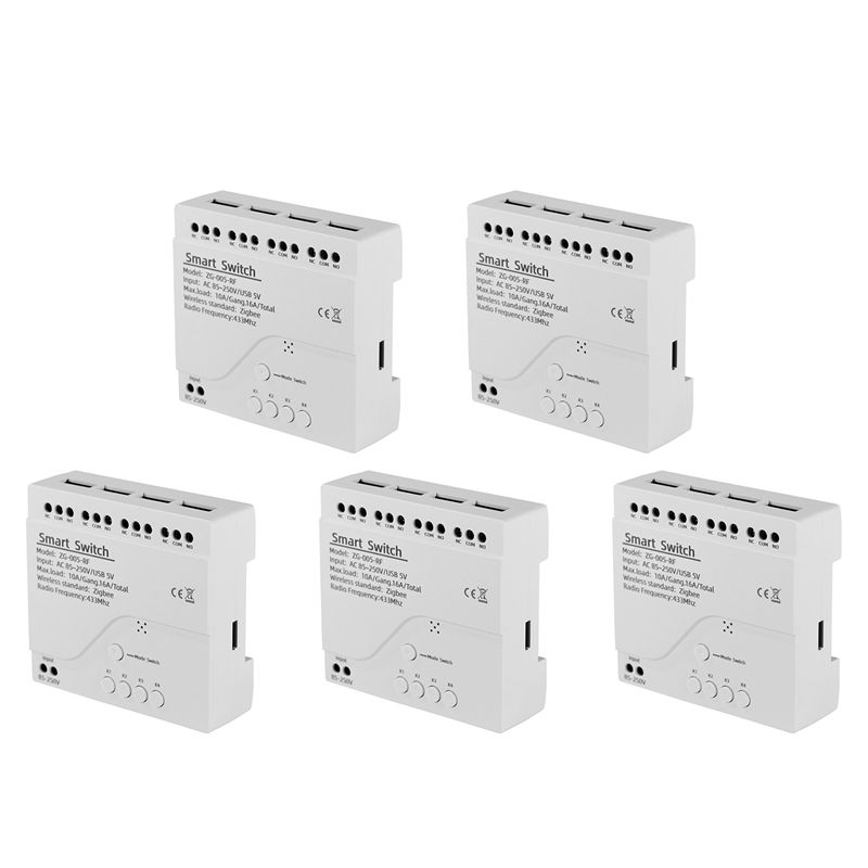 Smart Relay Tuya - 5X 4-kanałowy moduł inteligentnego przełącznika Tuya