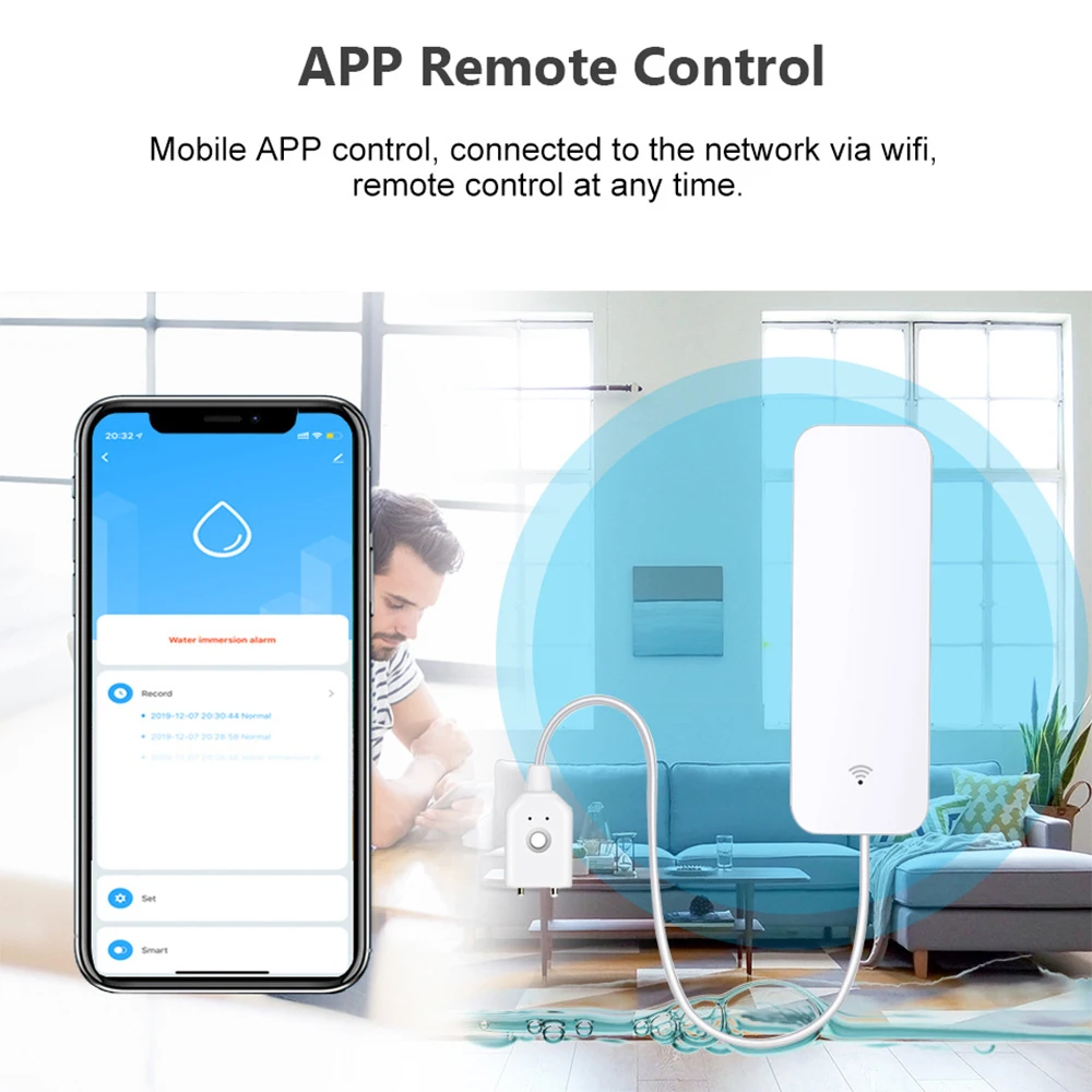 Czujnik zalania Tuya WiFi Zigb – Home Assistant Tuya recenzja i cena