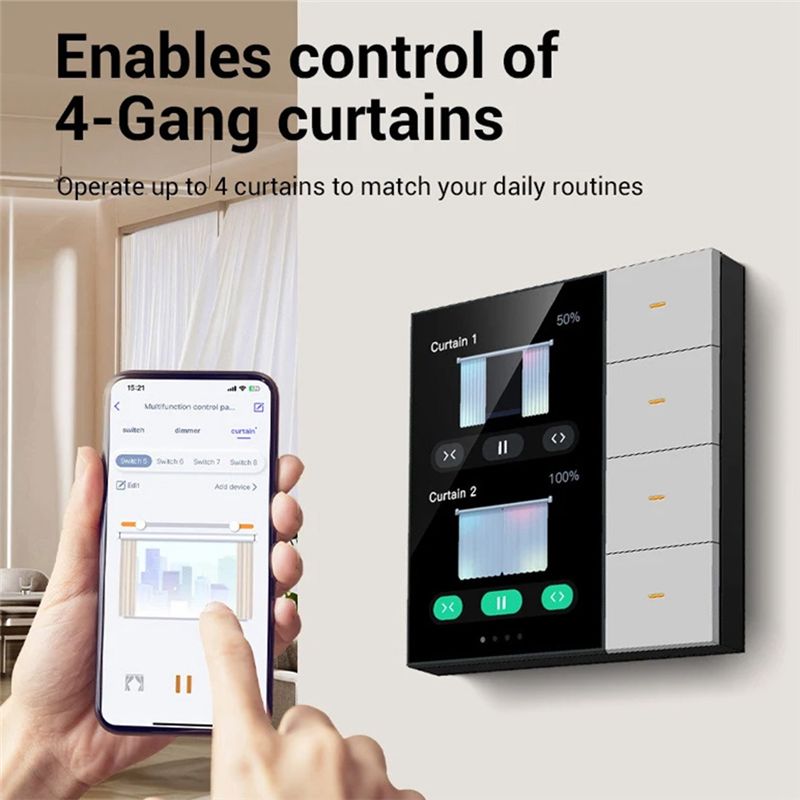 AED6-Tuya Zigbee 3.5-calowy In – Tuya 4 Channel recenzja i cena